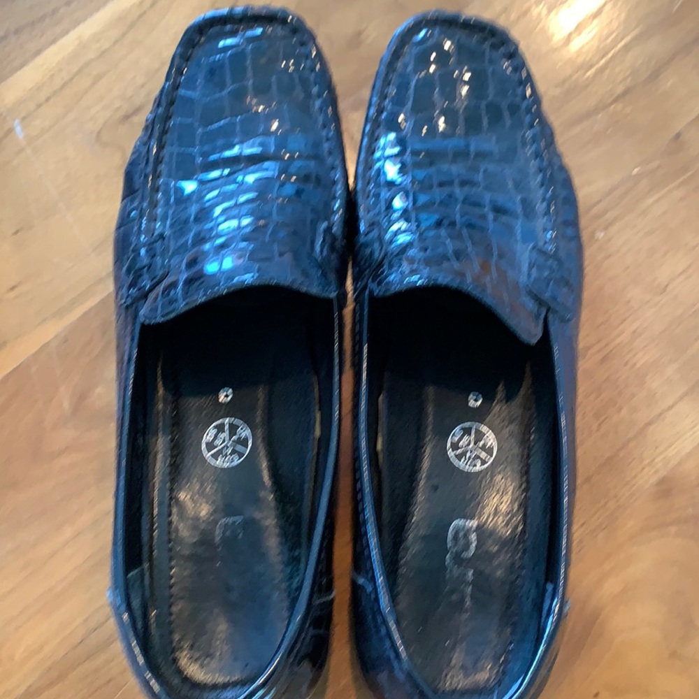 ARA Crocodile penny loafers